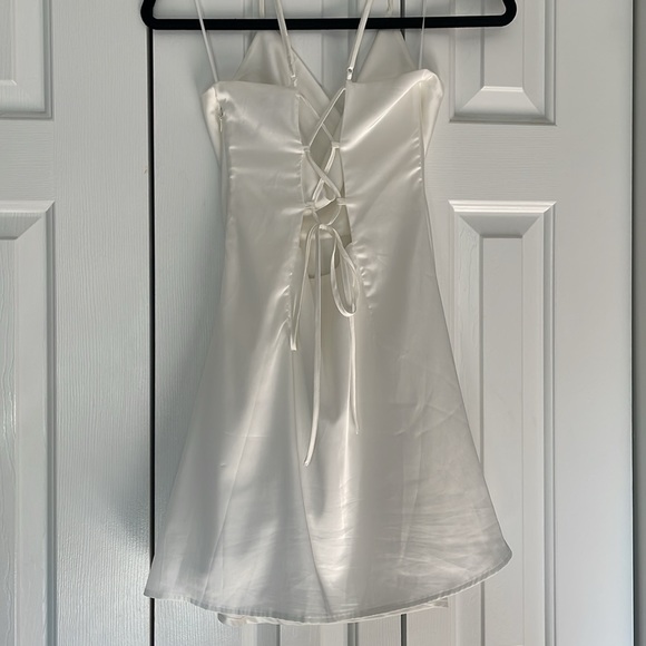 Cowl Neck Mini Slip Dress - Picture 3 of 3